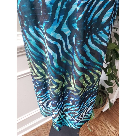 En Focus Studio Women's Multicolor Polyester Sleeveless Causal Long Maxi Dress 4 - Picture 4 of 13